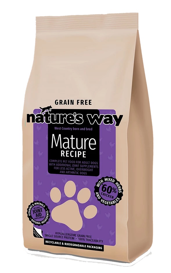 Nature’s Way Dog Food Grain Free Mature 60 Chicken