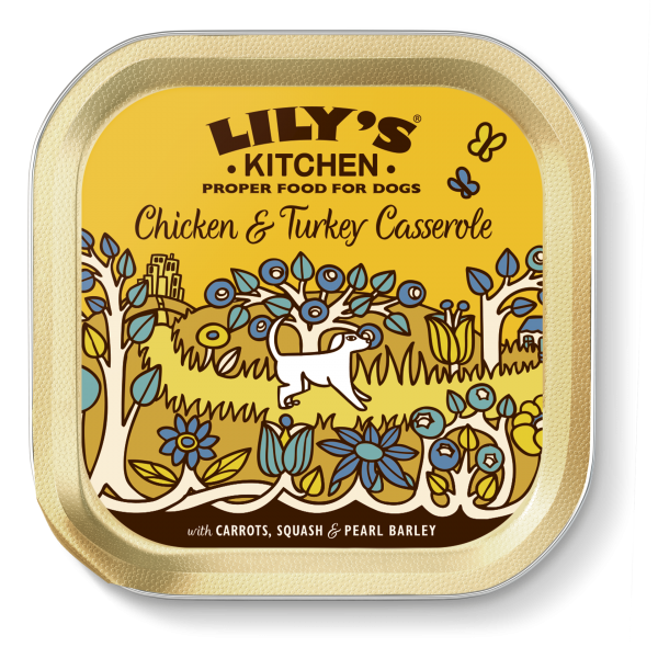 Lily's Kitchen Chicken and Turkey Casserole for dogs 150g