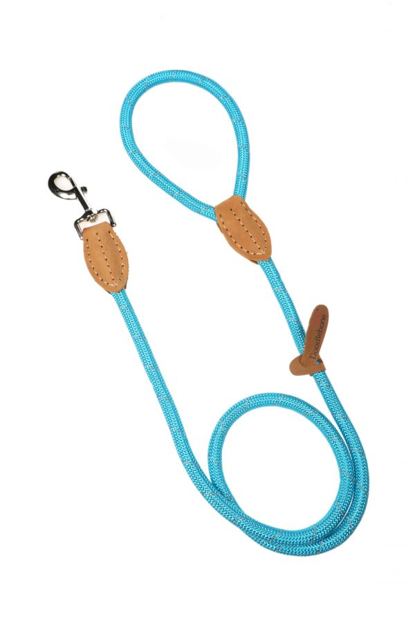 Doodlebone® Originals Rope Dog Lead - Aqua