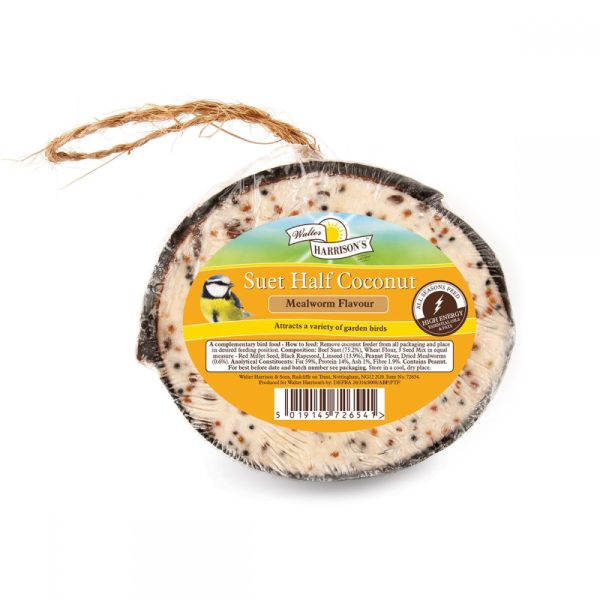 Wild Bird Treats - Suet Half Coconut