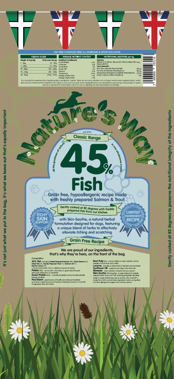 Nature's Way Dog Food - Classic 45% Fish Grain Free Recipe